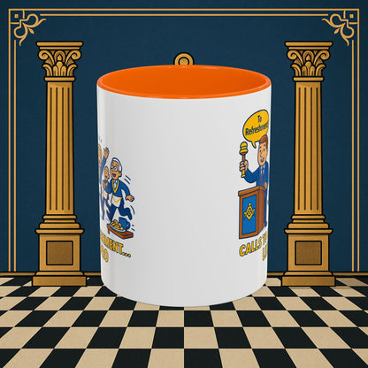 Masonic Mugs - Masonic Refreshment Revelry: Fraternal Lodge Humor, Junior Warden Printify