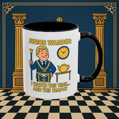 Masonic Mugs - Masonic Moments: Lodge Officer's Tea Time, Junior Warden Printify