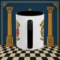 Masonic Mugs – Gavel & Glamour: A Toast to the Ladies (Accent Coloured 11oz Mug) Printify