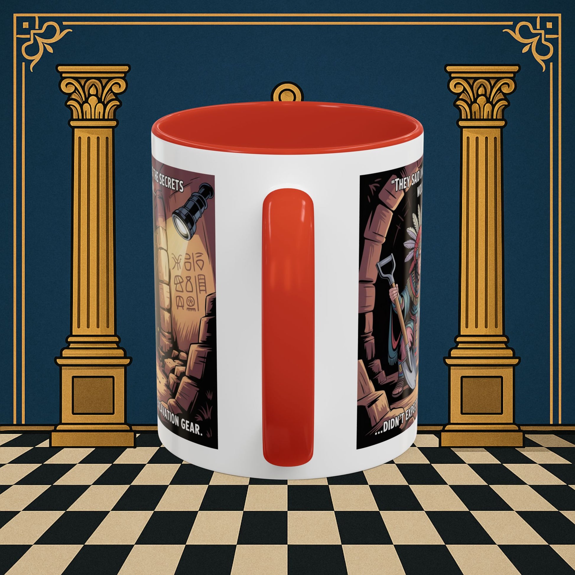 Masonic Mugs - Dig Happens - Royal Arch
