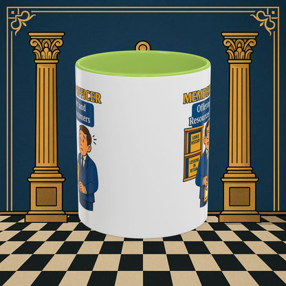 Masonic Mugs - Welcoming New Brothers - Membership Secretary Printify