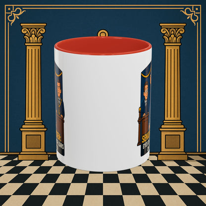 Masonic Mugs - Masonic Watchfulness - Senior Warden Printify