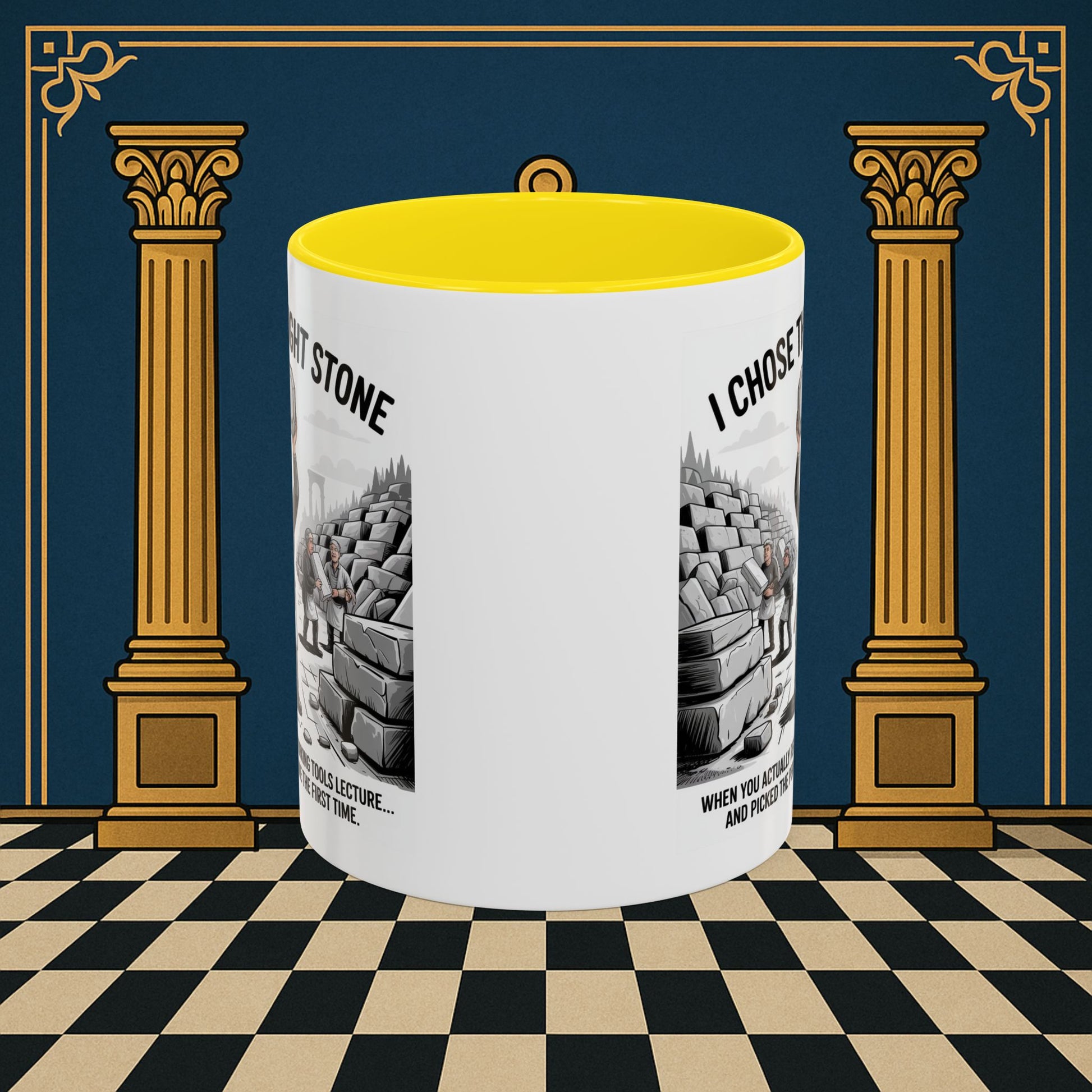 Masonic Mugs - Stone Selection Success - Mark Masonry