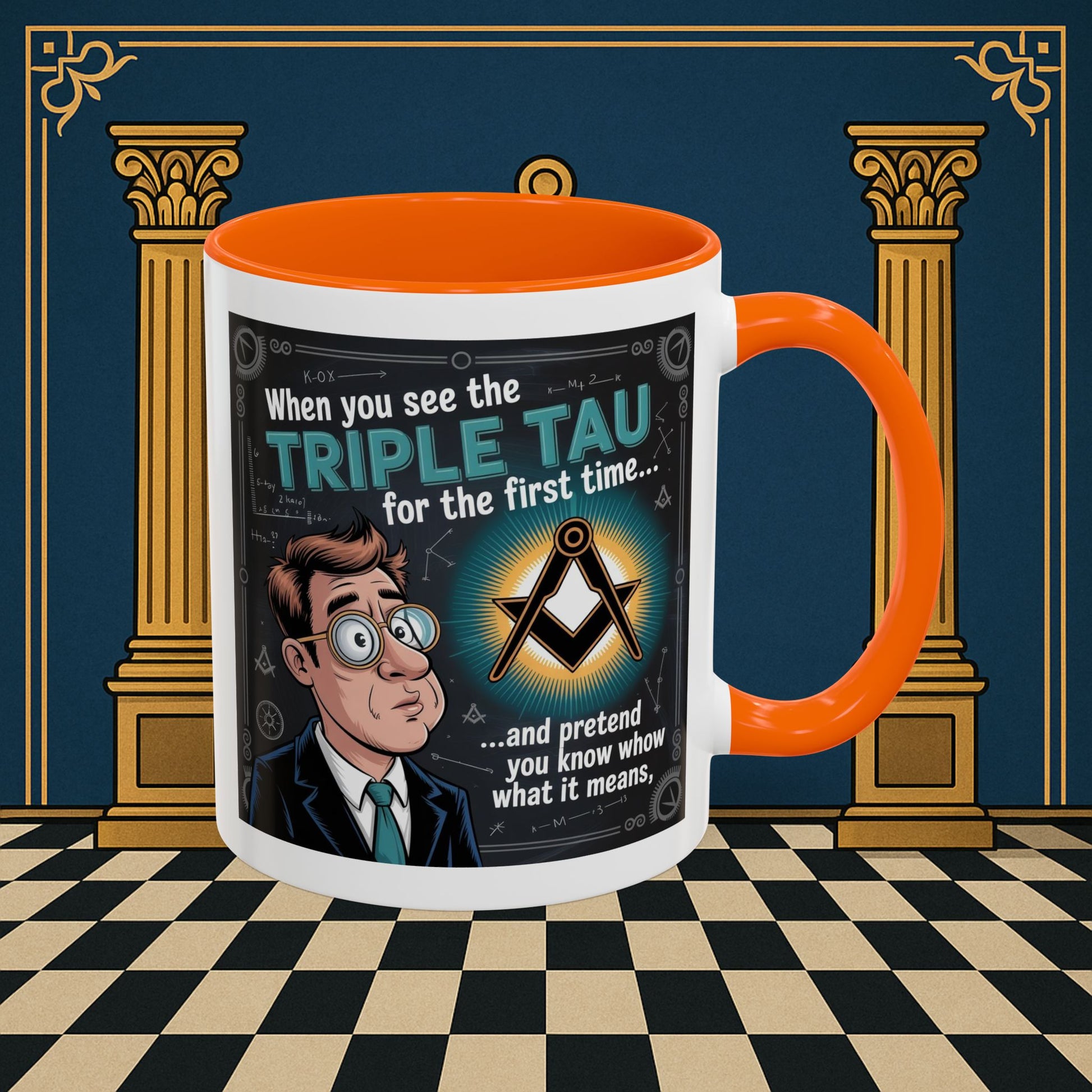 Masonic Mugs - Bewildered by the Tau - Royal Arch