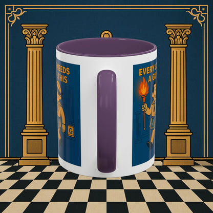 Masonic Mugs Ready to Go – Every Lodge Needs a Guy Like This (Accent Coloured 11oz Mug) Printify