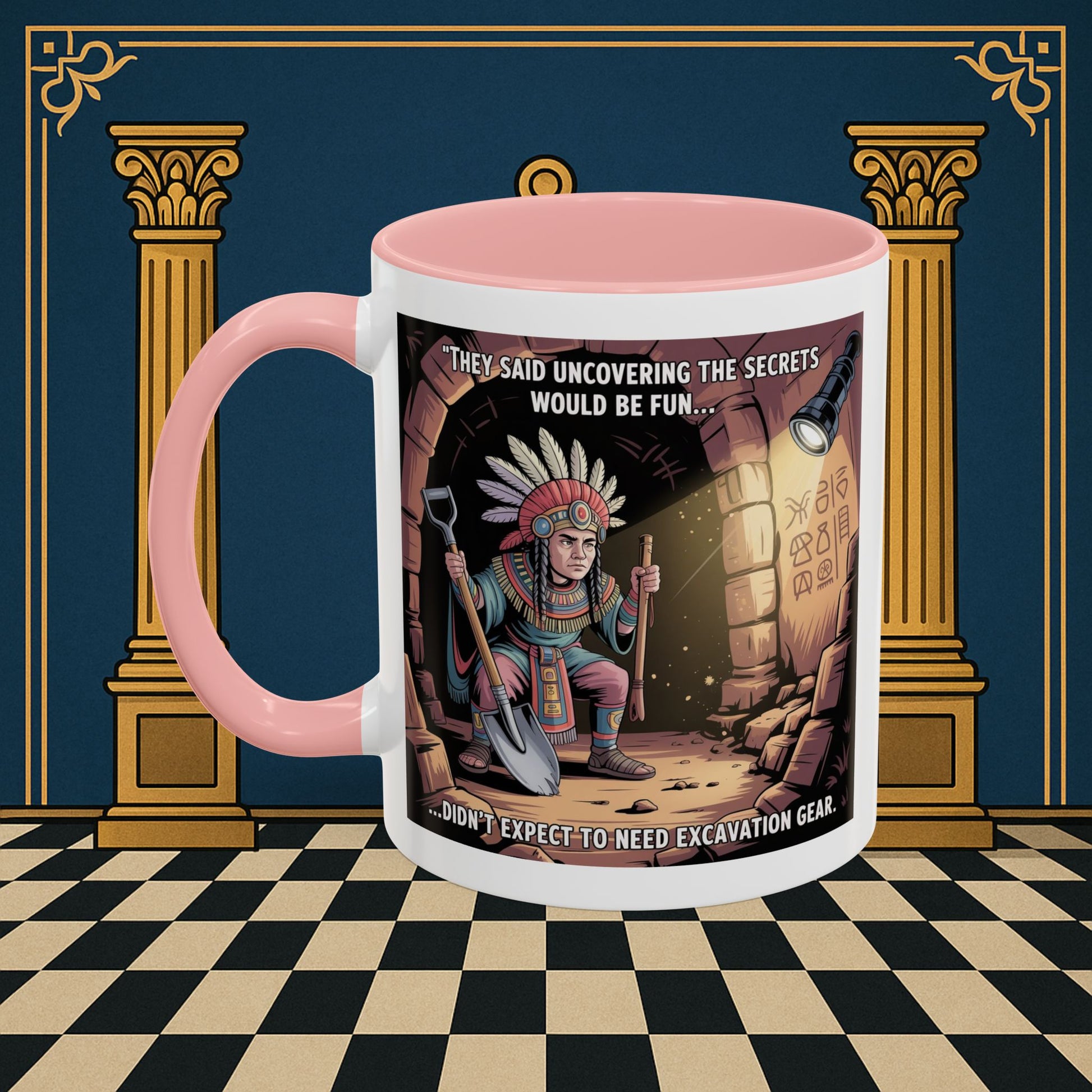 Masonic Mugs - Dig Happens - Royal Arch