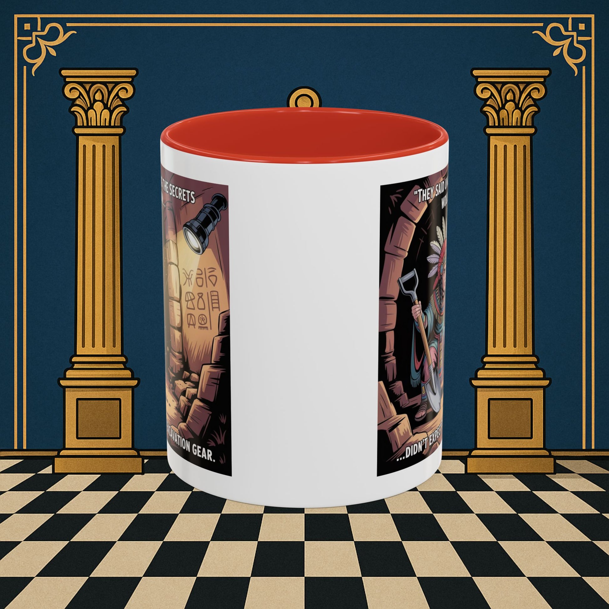 Masonic Mugs - Dig Happens - Royal Arch