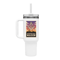 Aberdeen East Mason 40oz Stainless Steel Masonic Travel Tumbler - Masonic Mugs