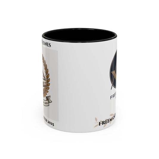 Worshipful Master Design - Freemason Personalised Mug -  2025 Installed-with-honour AnywherePOD