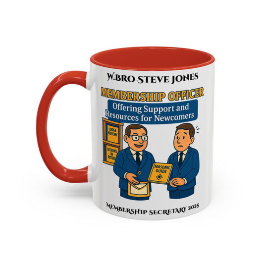 Membership Officer Design - Personalised Mug - Offering support and resources for newcomers AnywherePOD