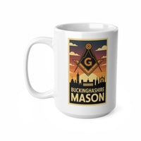 Buckinghamshire Mason Custom Masonic Coffee Mug - Freemason Gift - Masonic Mugs