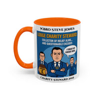 Charity Steward Design - Personalised Freemason Mug - Collector of Relief Alms - Masonic Mugs