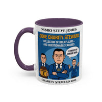 Charity Steward Design - Personalised Freemason Mug - Collector of Relief Alms - Masonic Mugs