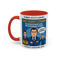 Charity Steward Design - Personalised Freemason Mug - Collector of Relief Alms - Masonic Mugs