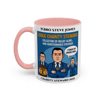 Charity Steward Design - Personalised Freemason Mug - Collector of Relief Alms - Masonic Mugs