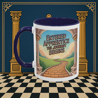 Copy of Premium Ready to Go Freemason Design | Entered Apprentice The Journey Begins - Masonic Mugs