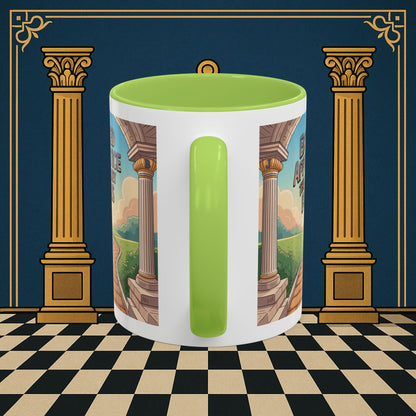 Copy of Premium Ready to Go Freemason Design | Entered Apprentice The Journey Begins - Masonic Mugs