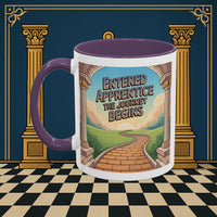 Copy of Premium Ready to Go Freemason Design | Entered Apprentice The Journey Begins - Masonic Mugs
