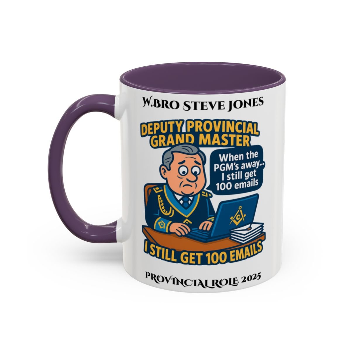 Deputy Provincial Grand Master Design Personalised Mug - Nobody makes a decent cup of tea - Masonic Mugs