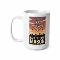 East Lothian Mason Custom Masonic Coffee Mug - Freemason Gift - Masonic Mugs