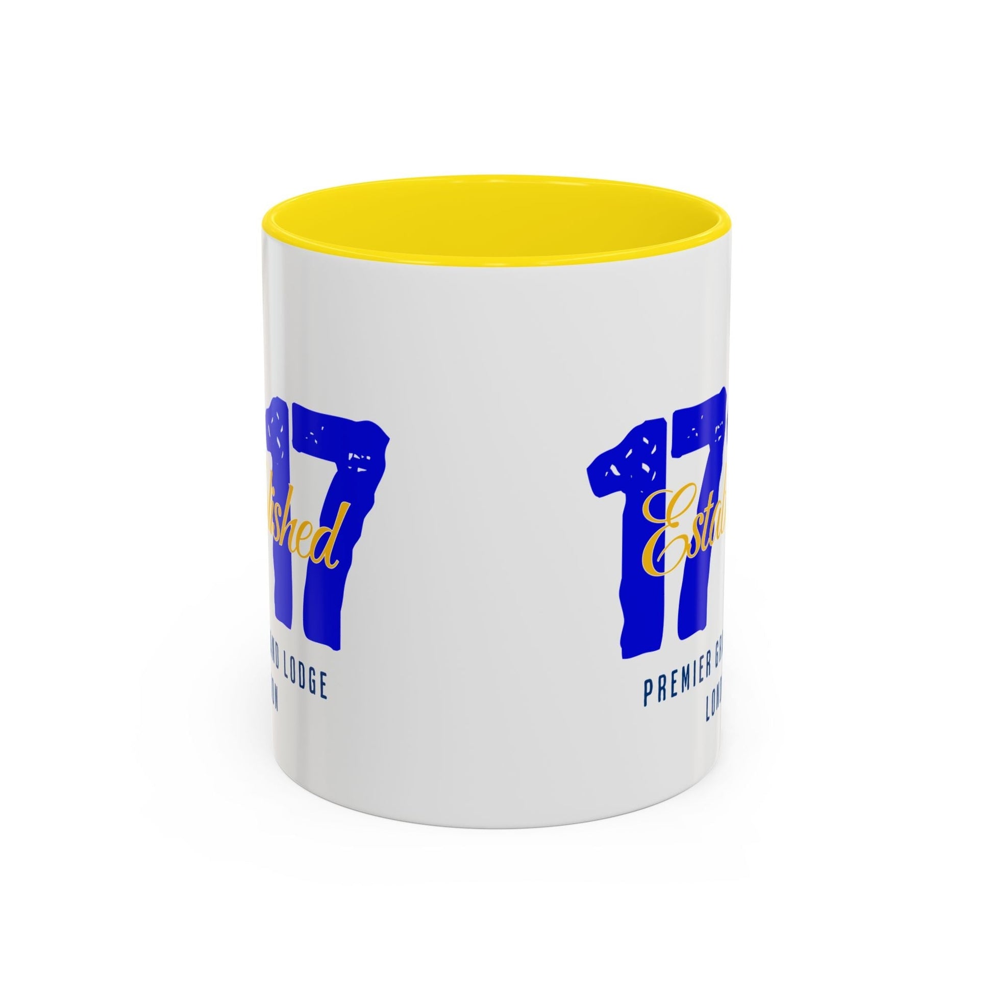 Established 1717 Accent Coffee Mug | Vintage Lodge Mug | Gift for Coffee Lovers | Unique Home Decor | Anniversary Mug | Coffee Cup - Masonic Mugs