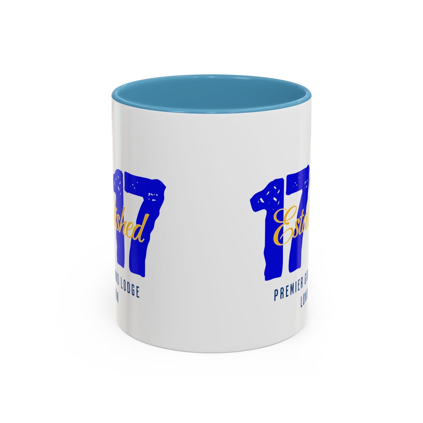 Established 1717 Accent Coffee Mug | Vintage Lodge Mug | Gift for Coffee Lovers | Unique Home Decor | Anniversary Mug | Coffee Cup - Masonic Mugs