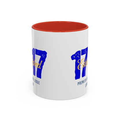 Established 1717 Accent Coffee Mug | Vintage Lodge Mug | Gift for Coffee Lovers | Unique Home Decor | Anniversary Mug | Coffee Cup - Masonic Mugs