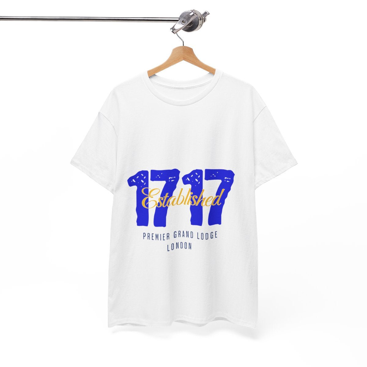 Established 1717 - Unisex Freemason Ready to Go Apparel – T-Shirt, Sweatshirt or Hoodie – Multiple Colours & Sizes - Masonic Mugs