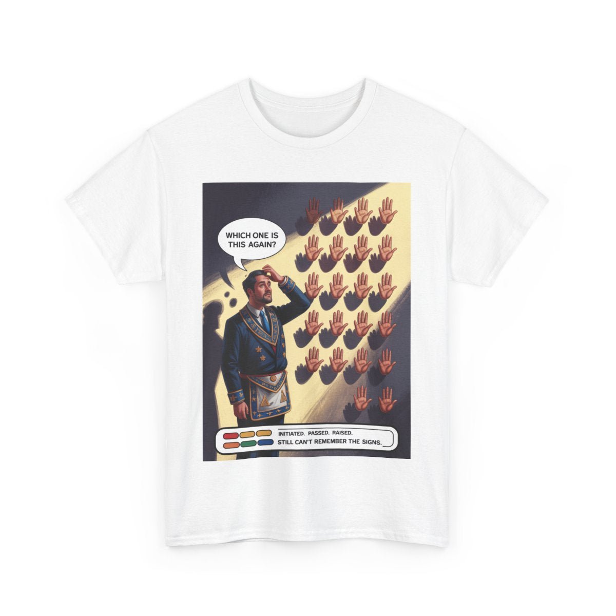 Forgotten the Signs - Unisex Freemason Ready to Go Apparel – T-Shirt, Sweatshirt or Hoodie – Multiple Colours & Sizes - Masonic Mugs