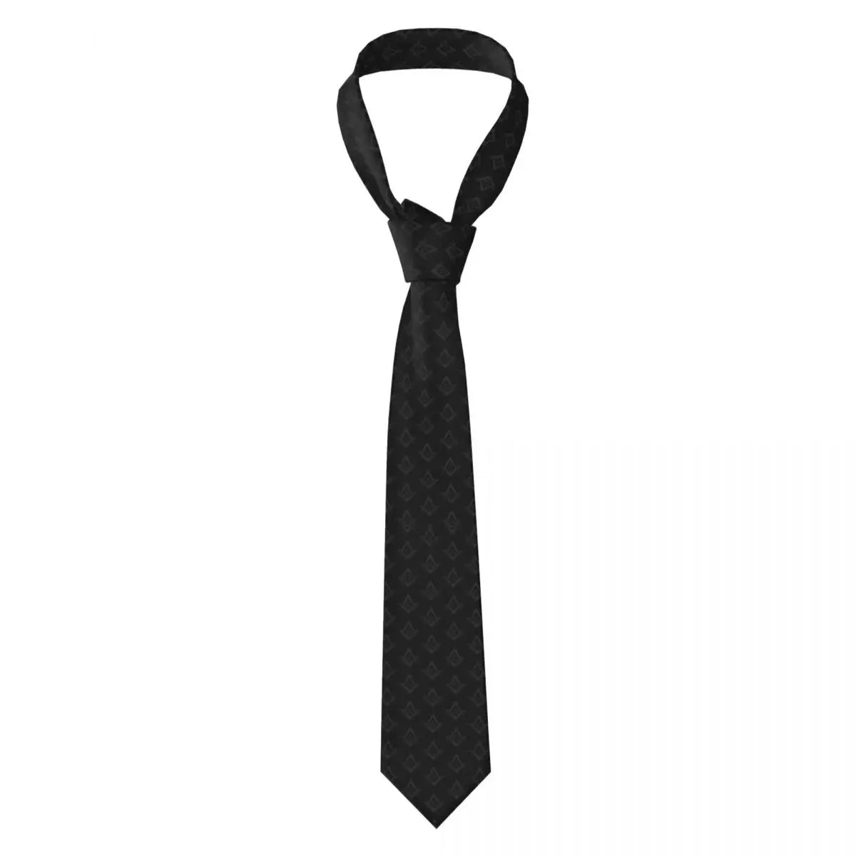 Freemason Compass Neck Tie – Printed Masonic Symbol Tie for Men - Masonic Mugs