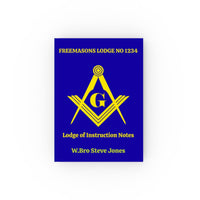 Freemason Hardback Notepad - Lodge of Instruction Notes - Masonic Mugs