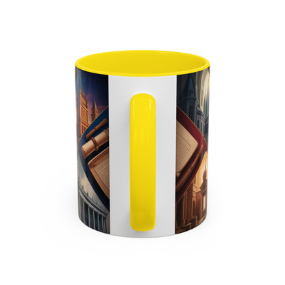 Freemason Premium Ready to go Coloured Rim Mug - Masonic Mugs