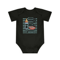 Funny Baby Bodysuit - Junior Warden Design Personalized Baby Bodysuit with Masonic Design - Masonic Mugs