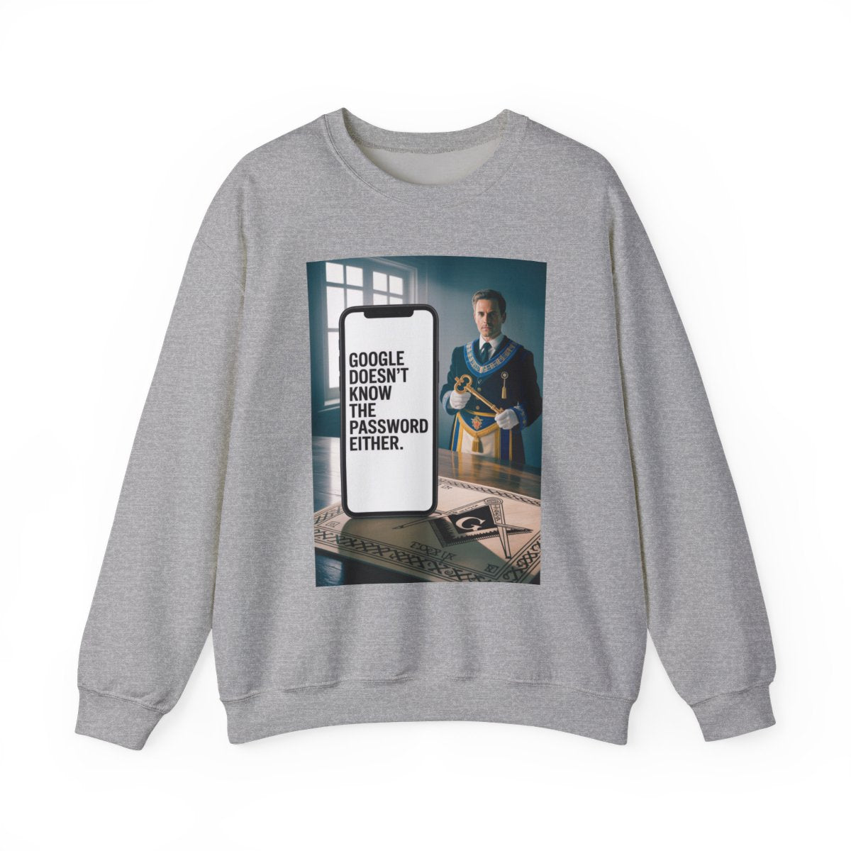 Google doesn't know the password - Unisex Freemason Ready to Go Apparel – T-Shirt, Sweatshirt or Hoodie – Multiple Colours & Sizes - Masonic Mugs