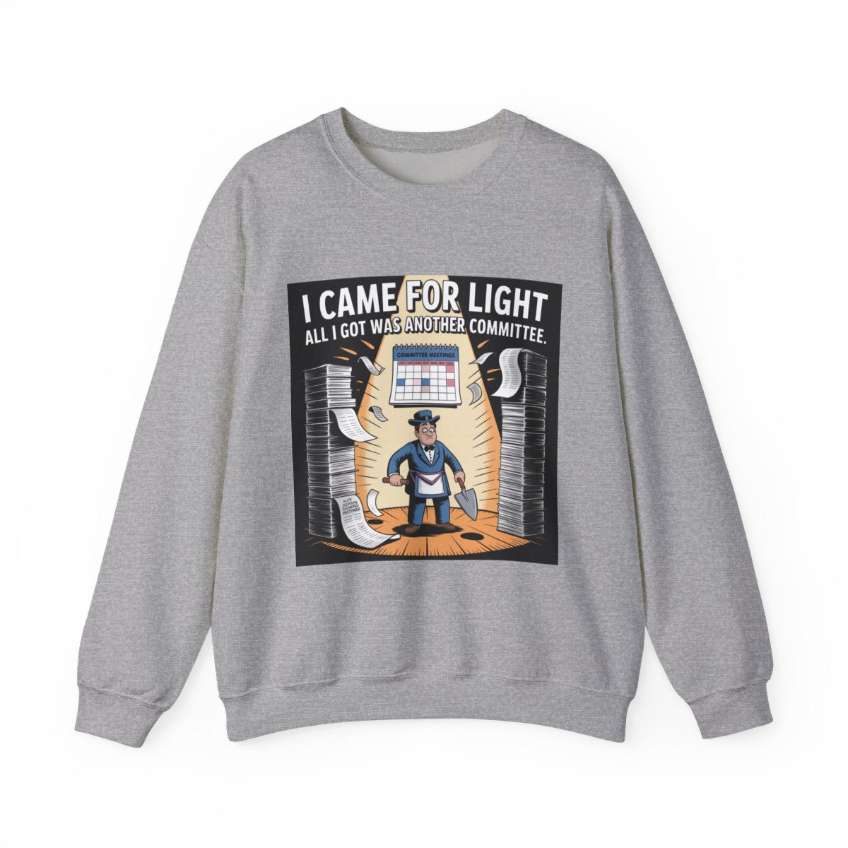 I came for Light - Unisex Freemason Ready to Go Apparel – T-Shirt, Sweatshirt or Hoodie – Multiple Colours & Sizes - Masonic Mugs