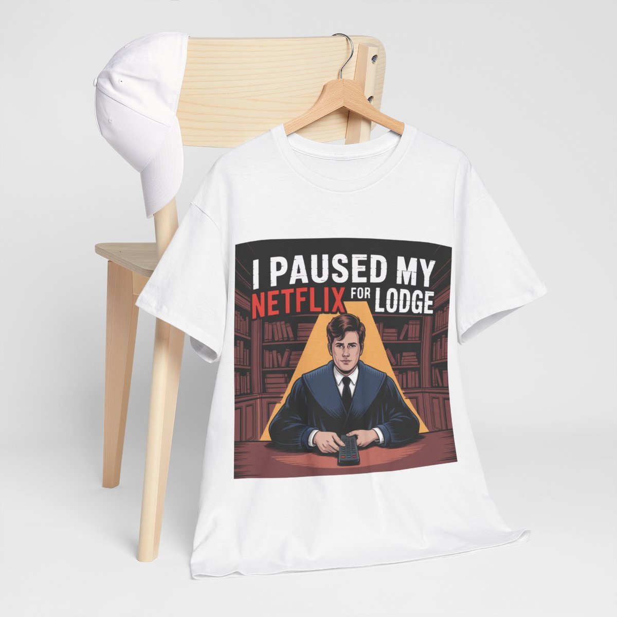 I paused my Netflix for Lodge - Unisex Freemason Ready to Go Apparel – T-Shirt, Sweatshirt or Hoodie – Multiple Colours & Sizes - Masonic Mugs