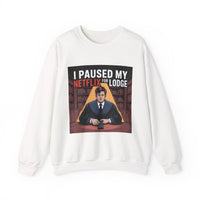 I paused my Netflix for Lodge - Unisex Freemason Ready to Go Apparel – T-Shirt, Sweatshirt or Hoodie – Multiple Colours & Sizes - Masonic Mugs