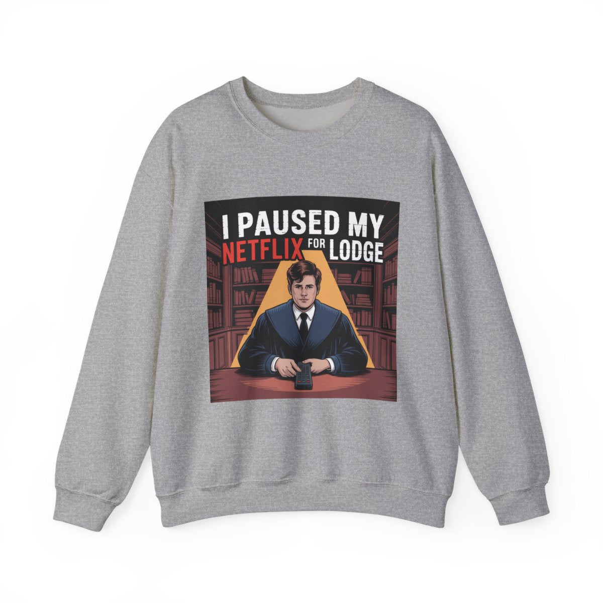 I paused my Netflix for Lodge - Unisex Freemason Ready to Go Apparel – T-Shirt, Sweatshirt or Hoodie – Multiple Colours & Sizes - Masonic Mugs