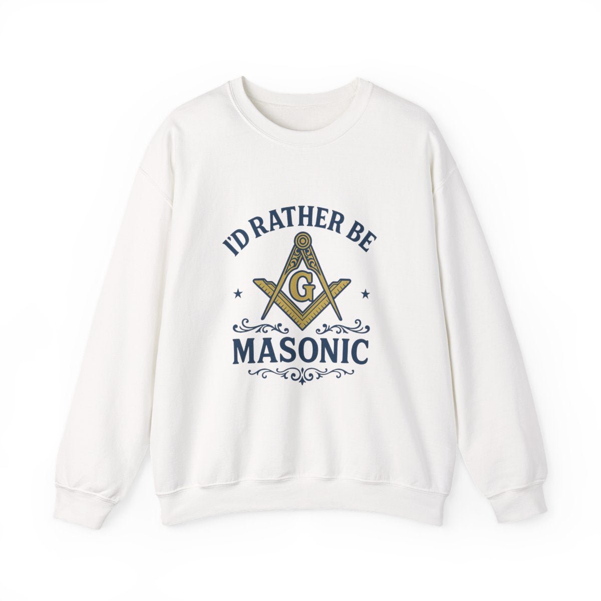 I'd rather be Masonic - Unisex Freemason Ready to Go Apparel – T-Shirt, Sweatshirt or Hoodie – Multiple Colours & Sizes - Masonic Mugs