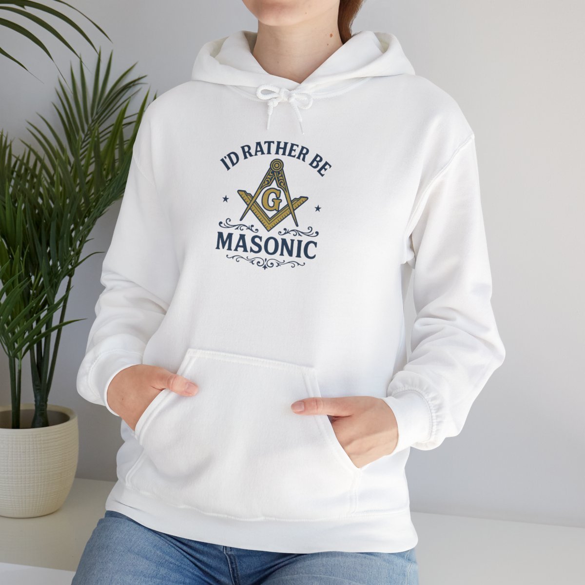 I'd rather be Masonic - Unisex Freemason Ready to Go Apparel – T-Shirt, Sweatshirt or Hoodie – Multiple Colours & Sizes - Masonic Mugs