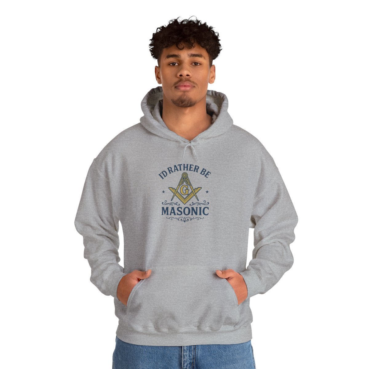 I'd rather be Masonic - Unisex Freemason Ready to Go Apparel – T-Shirt, Sweatshirt or Hoodie – Multiple Colours & Sizes - Masonic Mugs