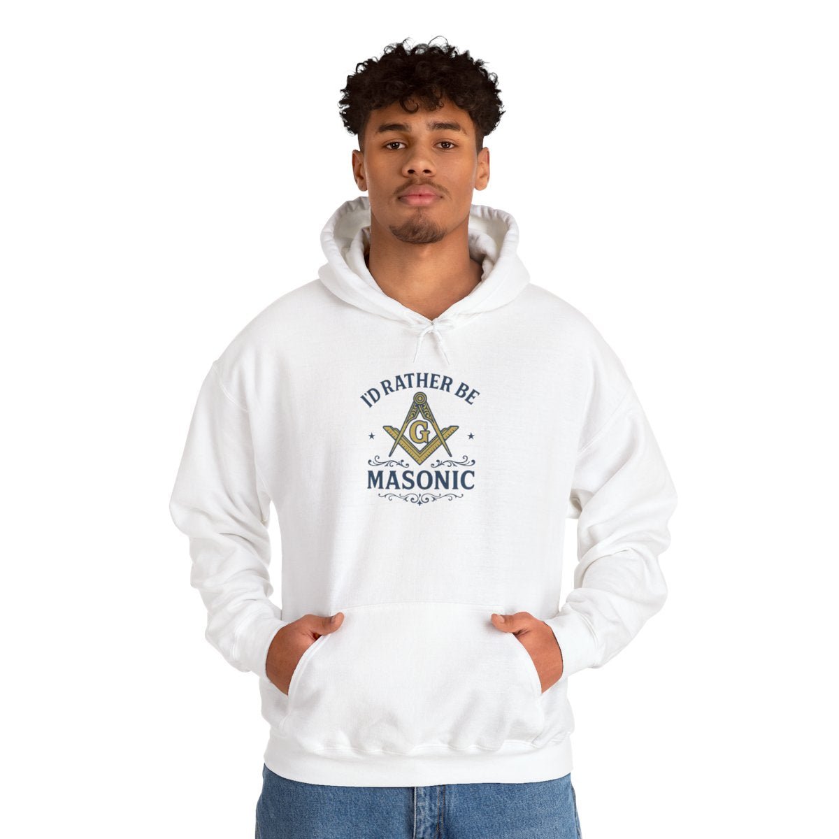 I'd rather be Masonic - Unisex Freemason Ready to Go Apparel – T-Shirt, Sweatshirt or Hoodie – Multiple Colours & Sizes - Masonic Mugs