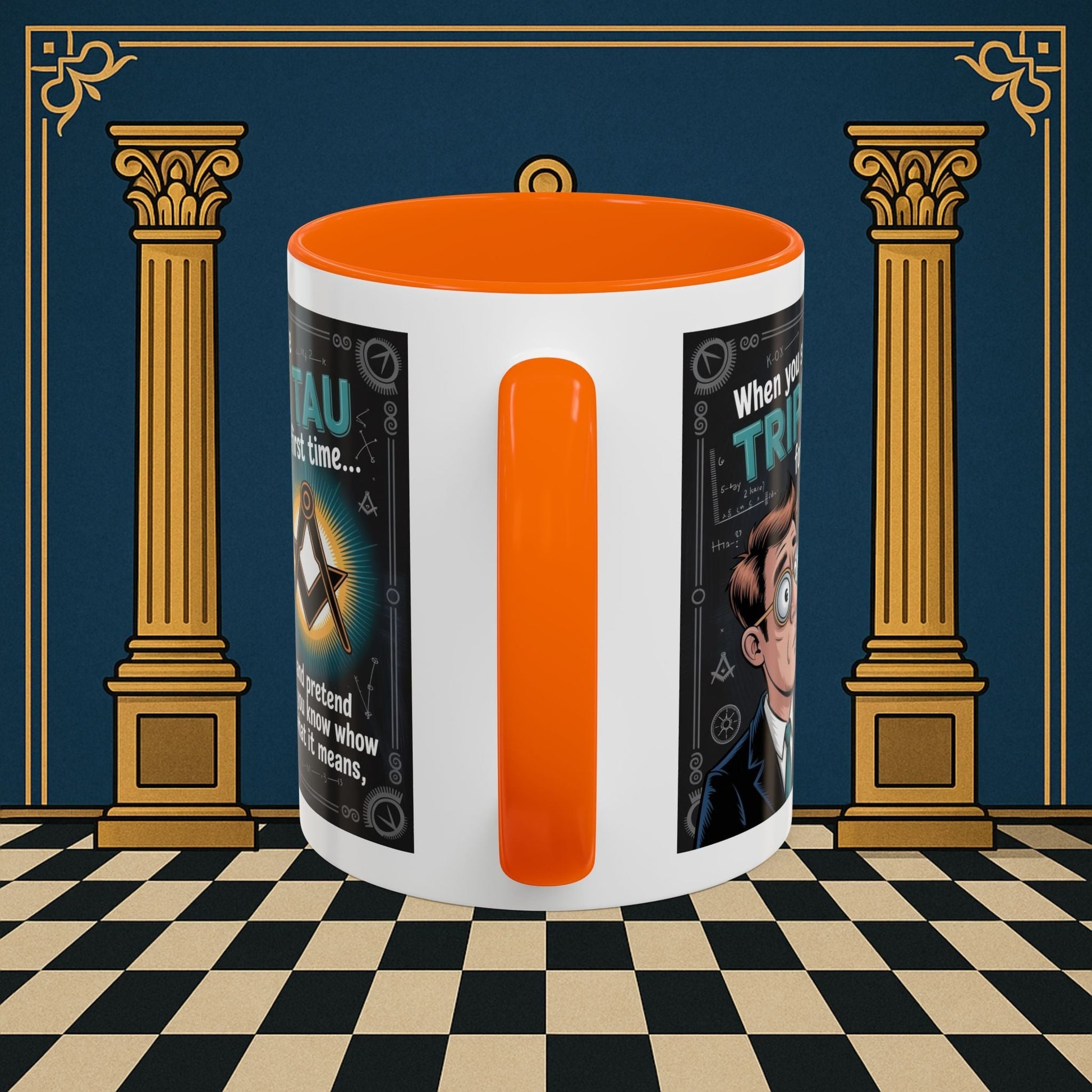 Masonic Mugs - Bewildered by the Tau - Royal Arch - Masonic Mugs