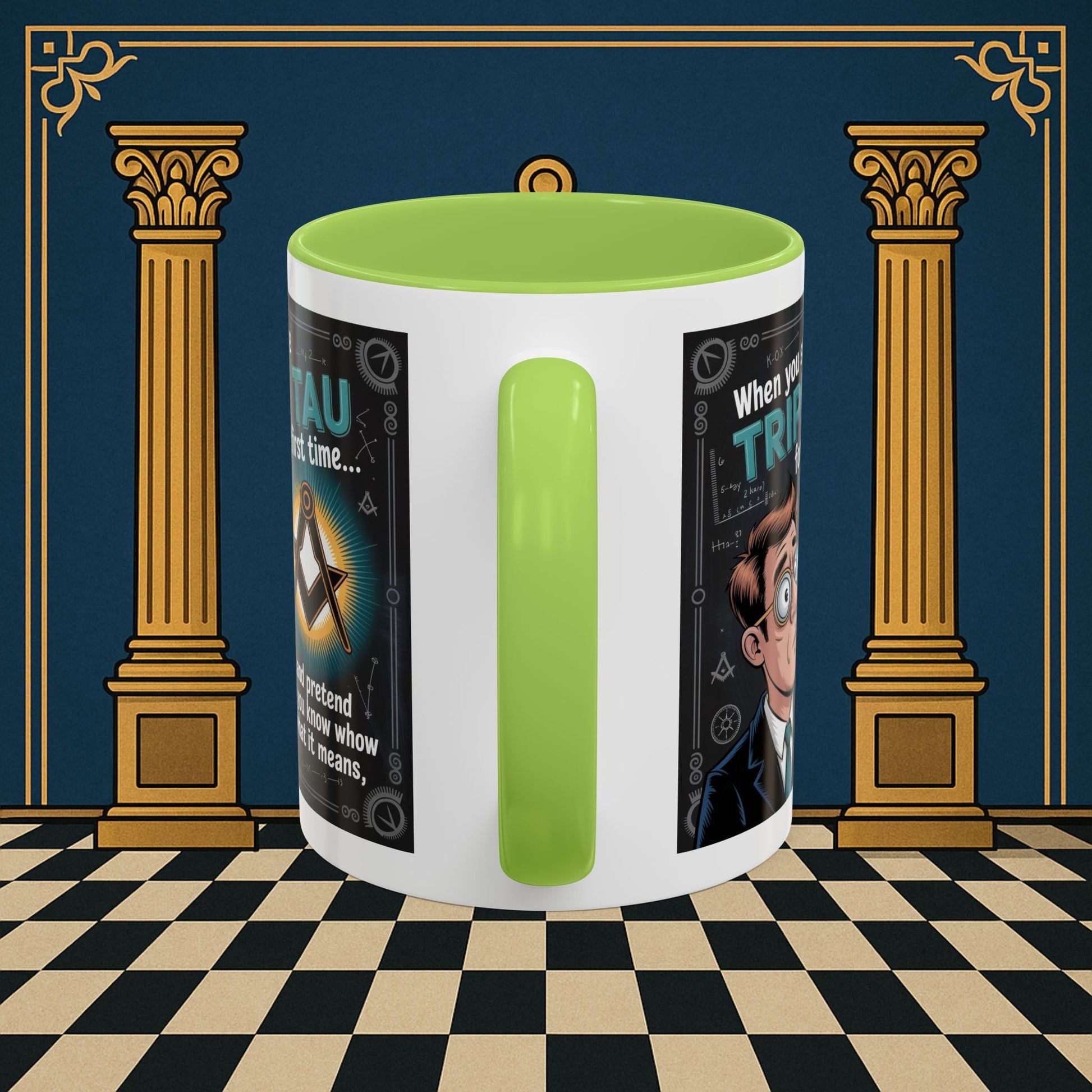 Masonic Mugs - Bewildered by the Tau - Royal Arch - Masonic Mugs