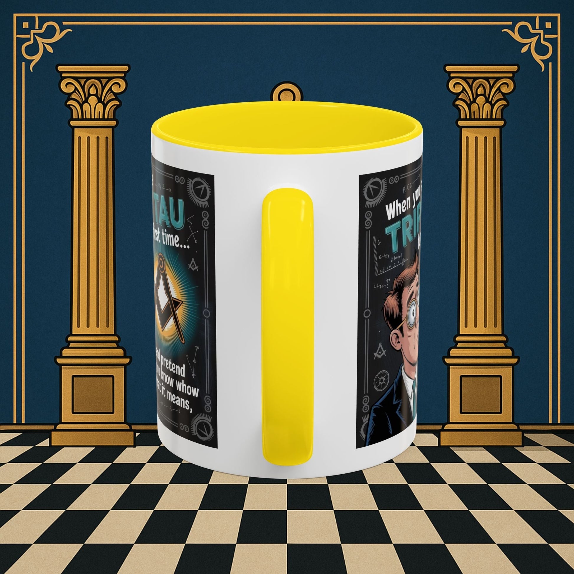 Masonic Mugs - Bewildered by the Tau - Royal Arch - Masonic Mugs