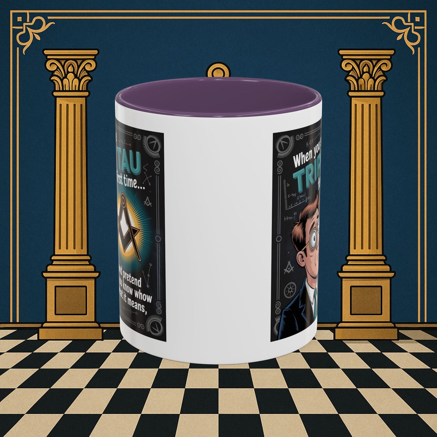 Masonic Mugs - Bewildered by the Tau - Royal Arch - Masonic Mugs