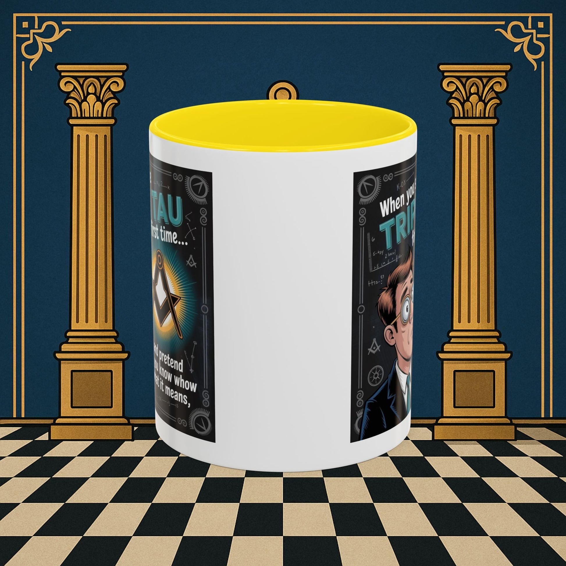 Masonic Mugs - Bewildered by the Tau - Royal Arch - Masonic Mugs