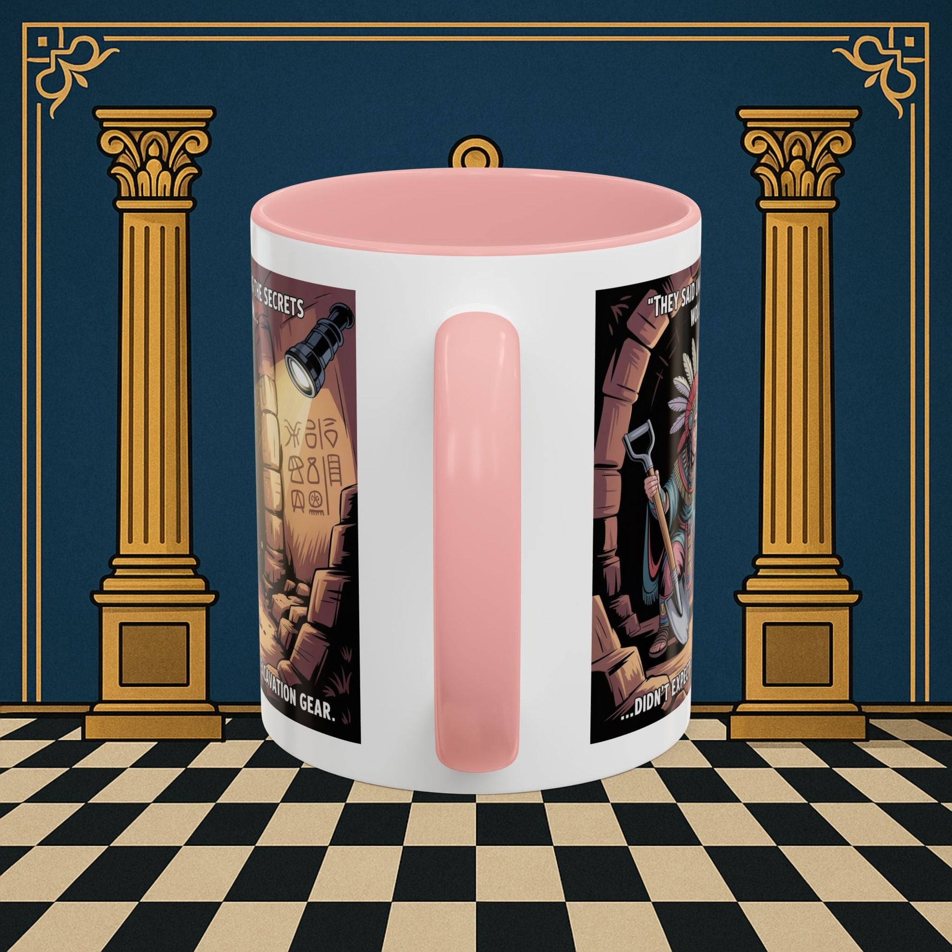 Masonic Mugs - Dig Happens - Royal Arch - Masonic Mugs