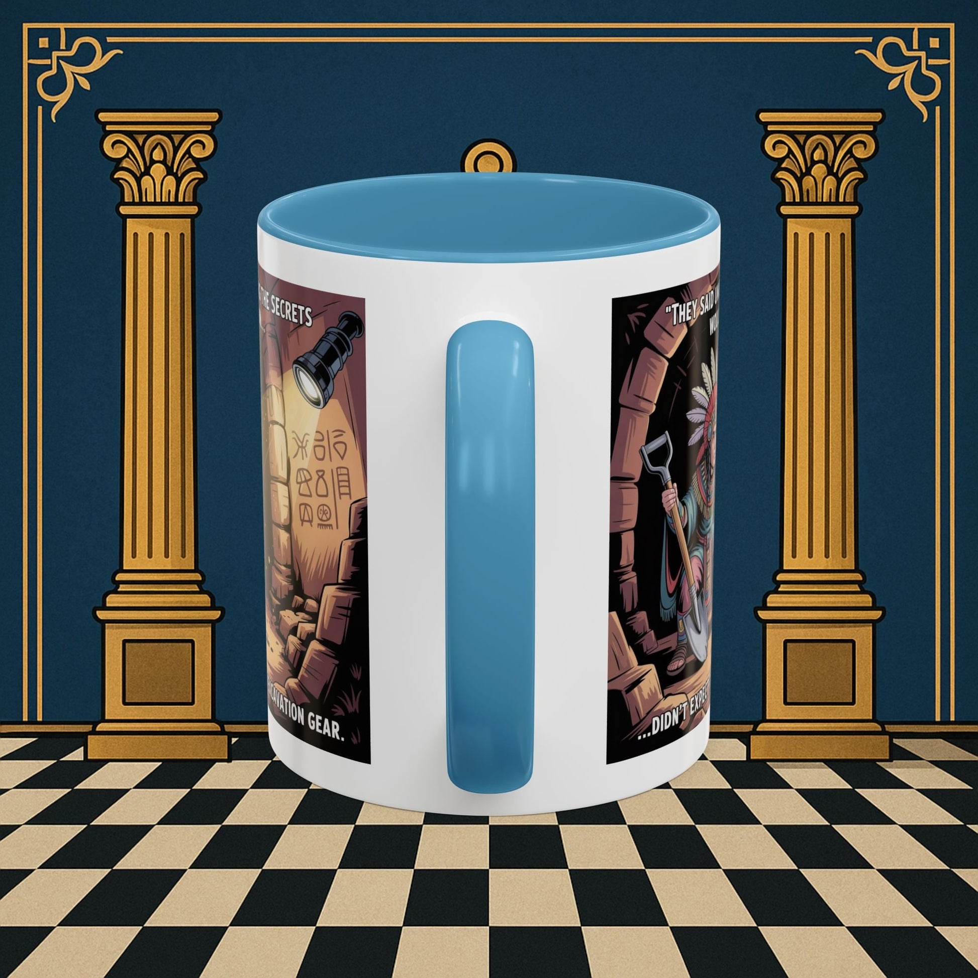 Masonic Mugs - Dig Happens - Royal Arch - Masonic Mugs