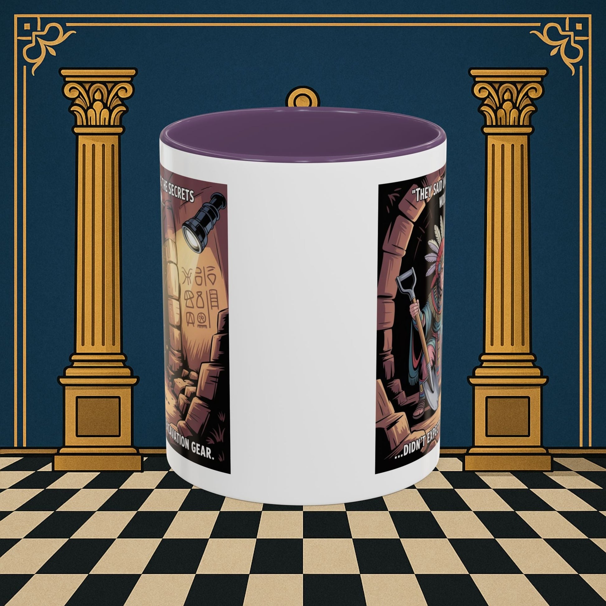 Masonic Mugs - Dig Happens - Royal Arch - Masonic Mugs